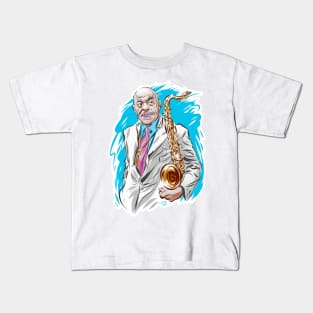 Archie Shepp - An illustration by Paul Cemmick Kids T-Shirt